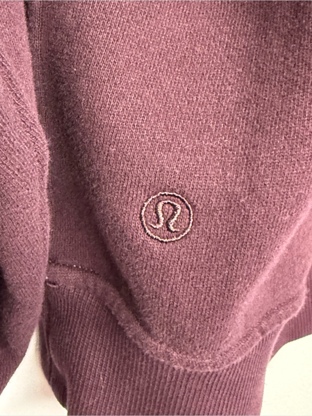72: Lululemon Womens Steady State Oversized Hoodie Black Plum Size Medium - Picture 4 of 4